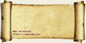 Isak Đorđević vizit kartica